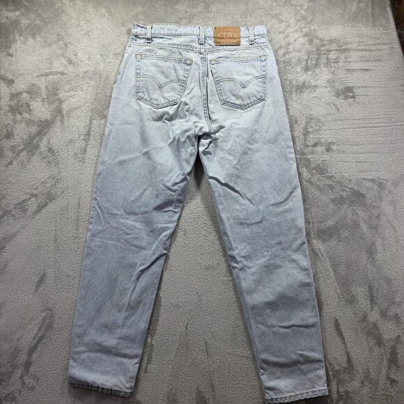 Levis Jeans Mens 34x32 Light Stonewash Blue 550 Relaxed Fit Tapered Leg VTG - Picture 1 of 13